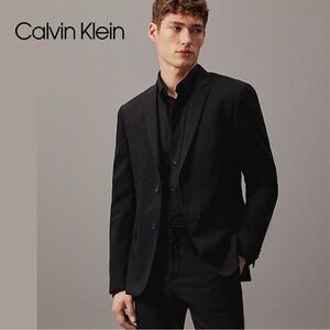 NWOT Calvin Klein Slim Stretch Wool Suit Jacket